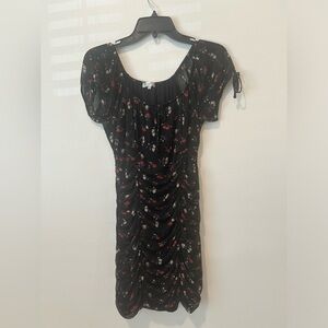 Black Juniors floral dress size medium
